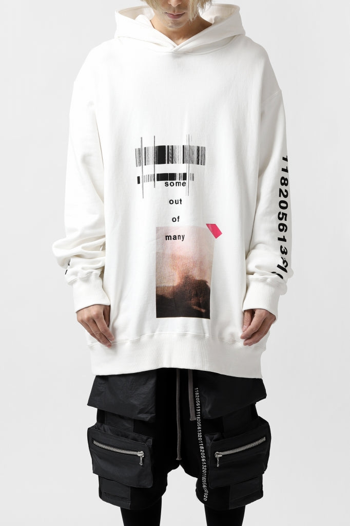 A.F ARTEFACT "Trunk-Show" NUMBERS SWEATER HOODIE