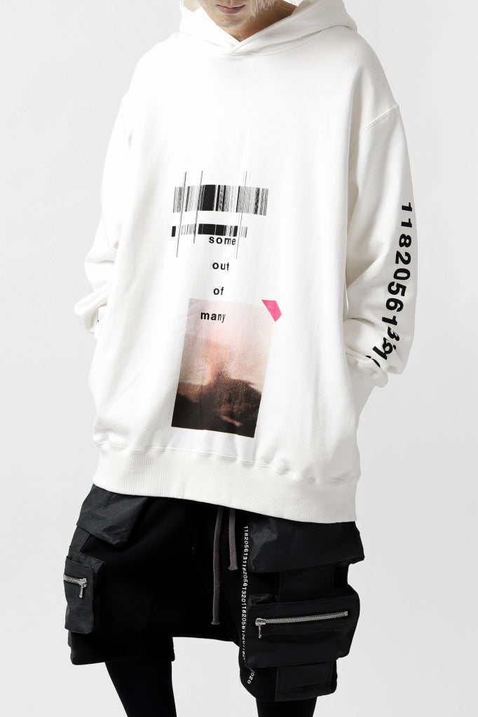 A.F ARTEFACT "Trunk-Show" NUMBERS SWEATER HOODIE