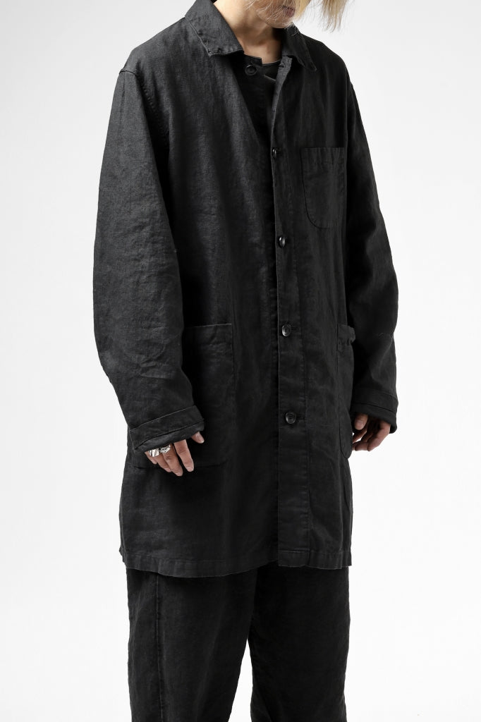 ISAMU KATAYAMA BACKLASH WORK COAT / GARMENT NATURAL DYED LINEN