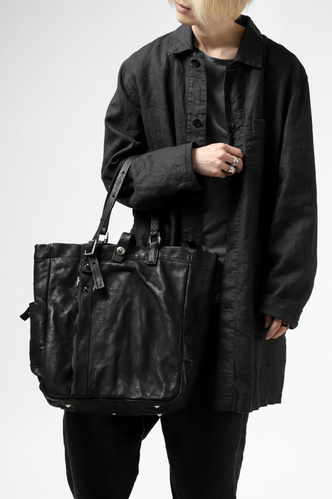 ISAMU KATAYAMA BACKLASH TOTE BAG / DOUBLE SHOULDER OBJECT DYED