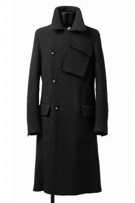 masnada GARRISON POCKET COAT / VOILED WOOL