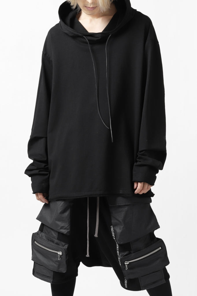 RUNDHOLZ DIP OVER SIZED HOODIE PULLOVER / DYED TERRY