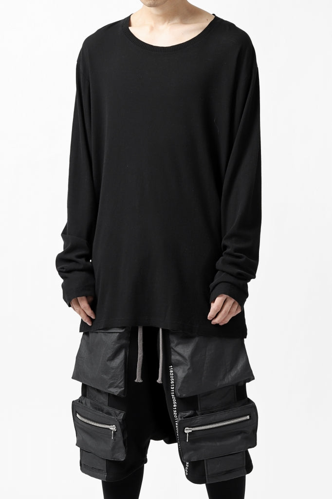 RUNDHOLZ DIP LONG SLEEVE KNIT SEWN / DYED JERSEY