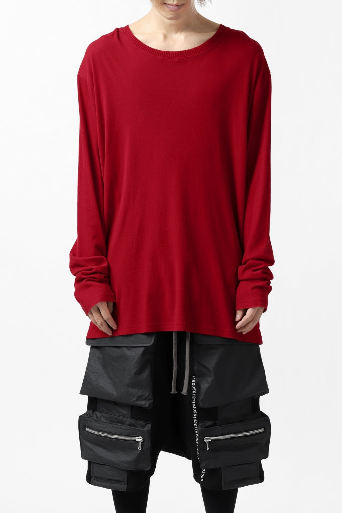 RUNDHOLZ DIP LONG SLEEVE KNIT SEWN / DYED JERS