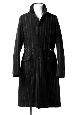 daska x LOOM exclucive long coat / bouclé stripe