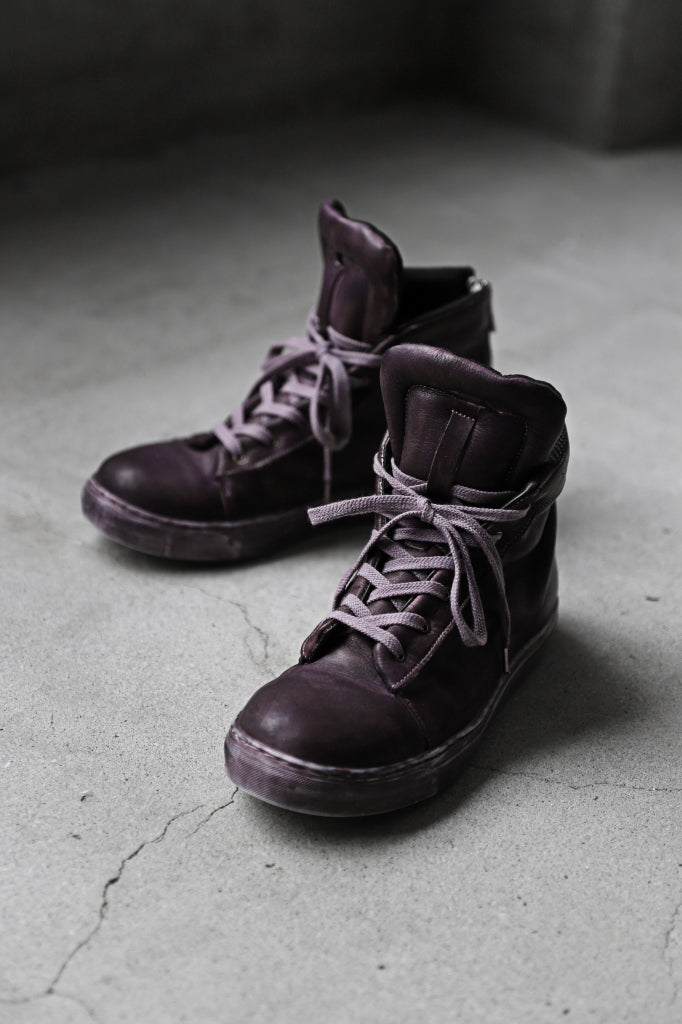 Portaille exclusive LEX-DIVO HAND-DYEING HIGHTOP SNEAKERS