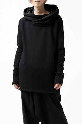 A.F ARTEFACT "VEIL" DRAPE SWEATER HOODIE / BomberHEAT®