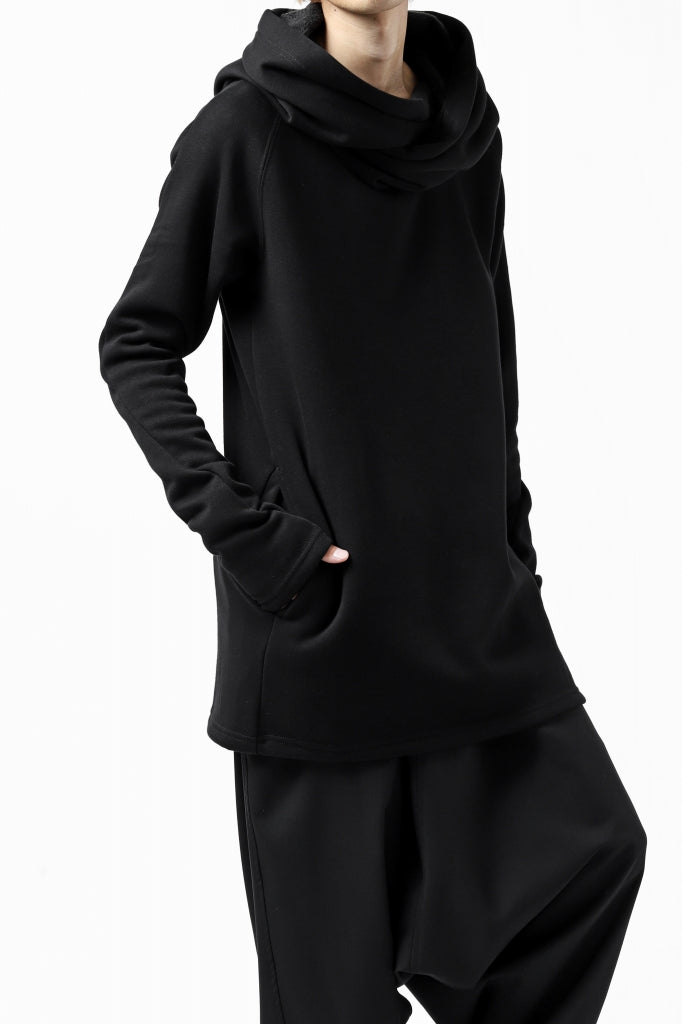 A.F ARTEFACT "VEIL" DRAPE SWEATER HOODIE / BomberHEAT®