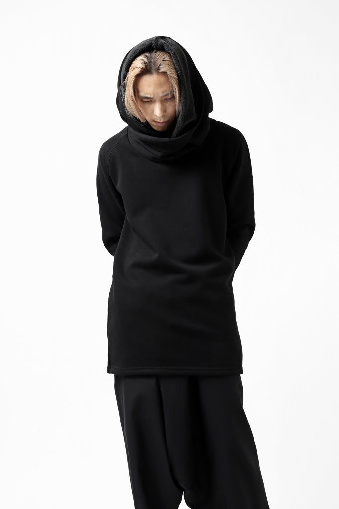 A.F ARTEFACT "VEIL" DRAPE SWEATER HOODIE / BomberHEAT®