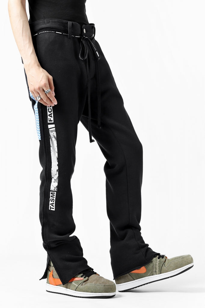 FACETASM BARCODE PRINT SWEAT PANTS