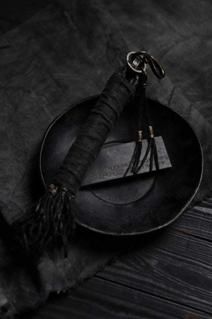 BLOW THE WILD BRASSES HANDFORGED by JUN UEZONO "ASH CORDS KEY HOLDER