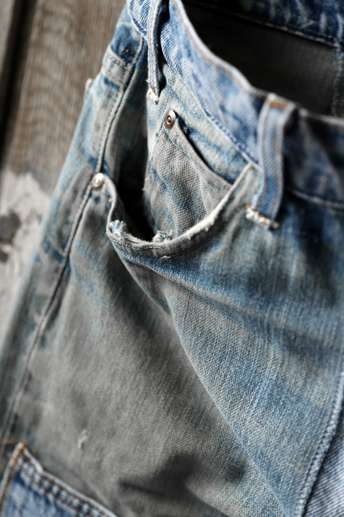 CHANGES VINTAGE REMAKE DENIM STRAIGHT PANTS / RARE DENIM_A