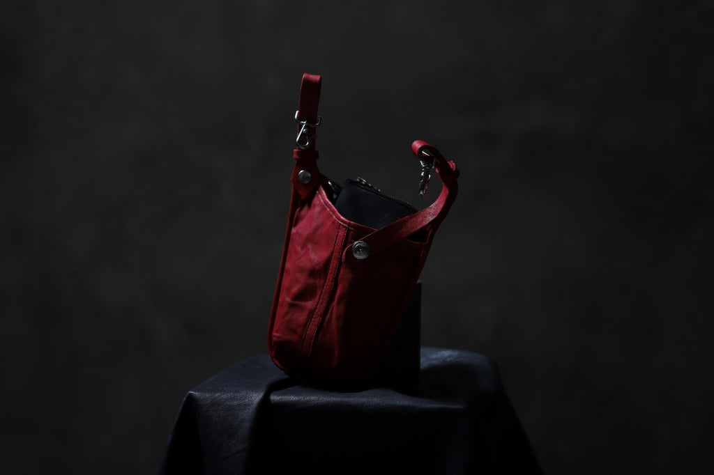 ISAMU KATAYAMA BACKLASH WAIST HANG BAG / DOUBLE-SHOULDER OBJECT DYED