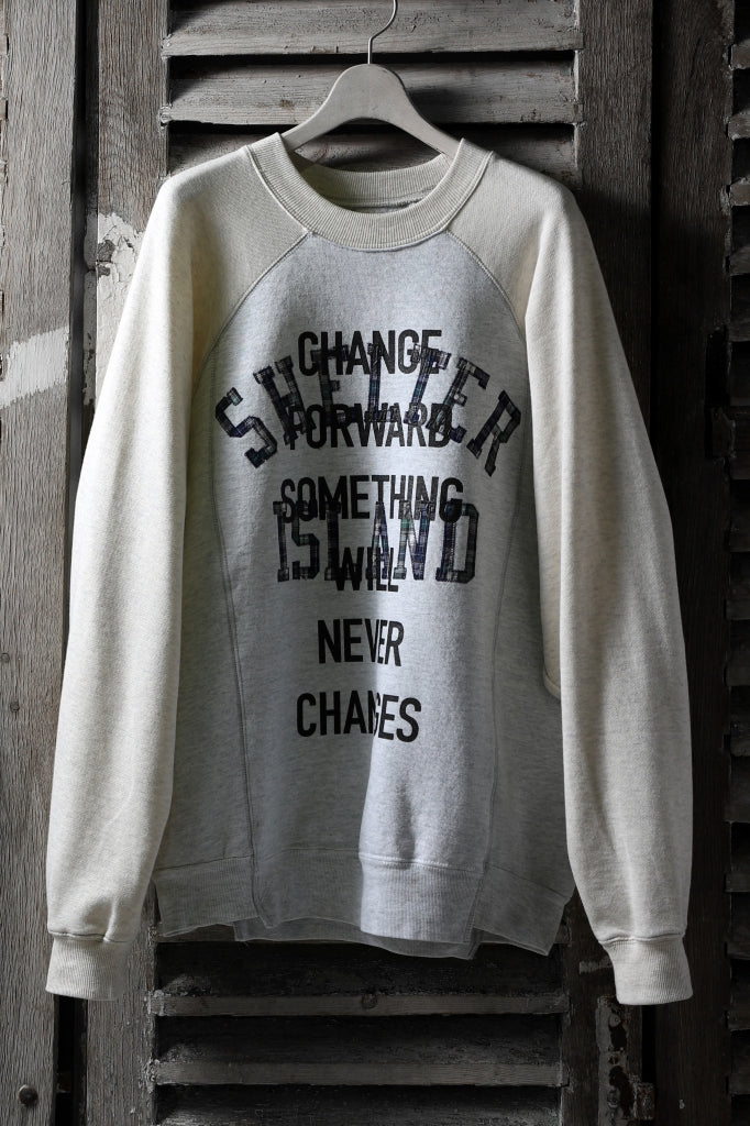 CHANGES VINTAGE REMAKE RAGLAN-DOLMAN SLEEVE SWEAT SHIRT