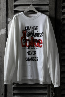 CHANGES VINTAGE REMAKE QUARTET PANEL LONG SLEEVE TEE