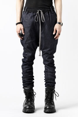 A.F ARTEFACT "THIN-DROP" DENIM SARROUEL SKINNY