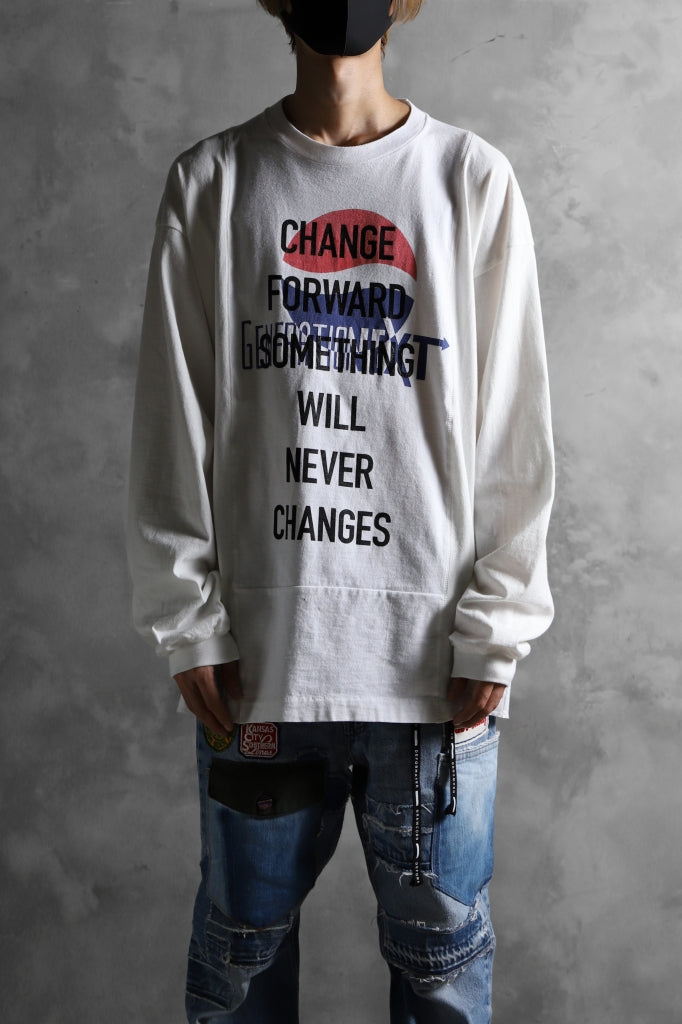 CHANGES VINTAGE REMAKE QUARTET PANEL LONG SLEEVE TEE