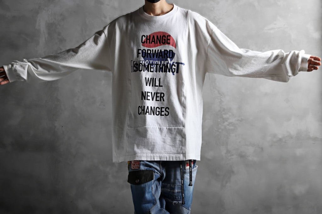 CHANGES VINTAGE REMAKE QUARTET PANEL LONG SLEEVE TEE