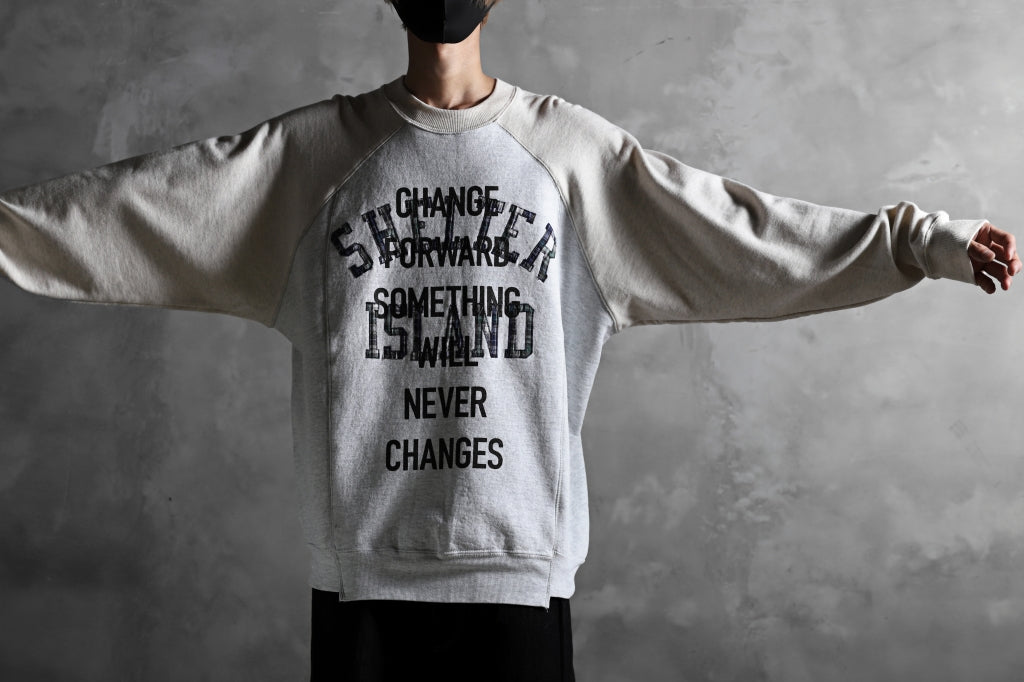 CHANGES VINTAGE REMAKE RAGLAN-DOLMAN SLEEVE SWEAT SHIRT