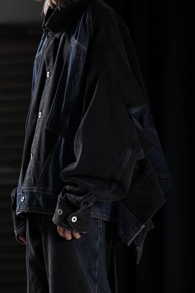 Feng Chen Wang DECONSTRUCTED DENIM JACKET