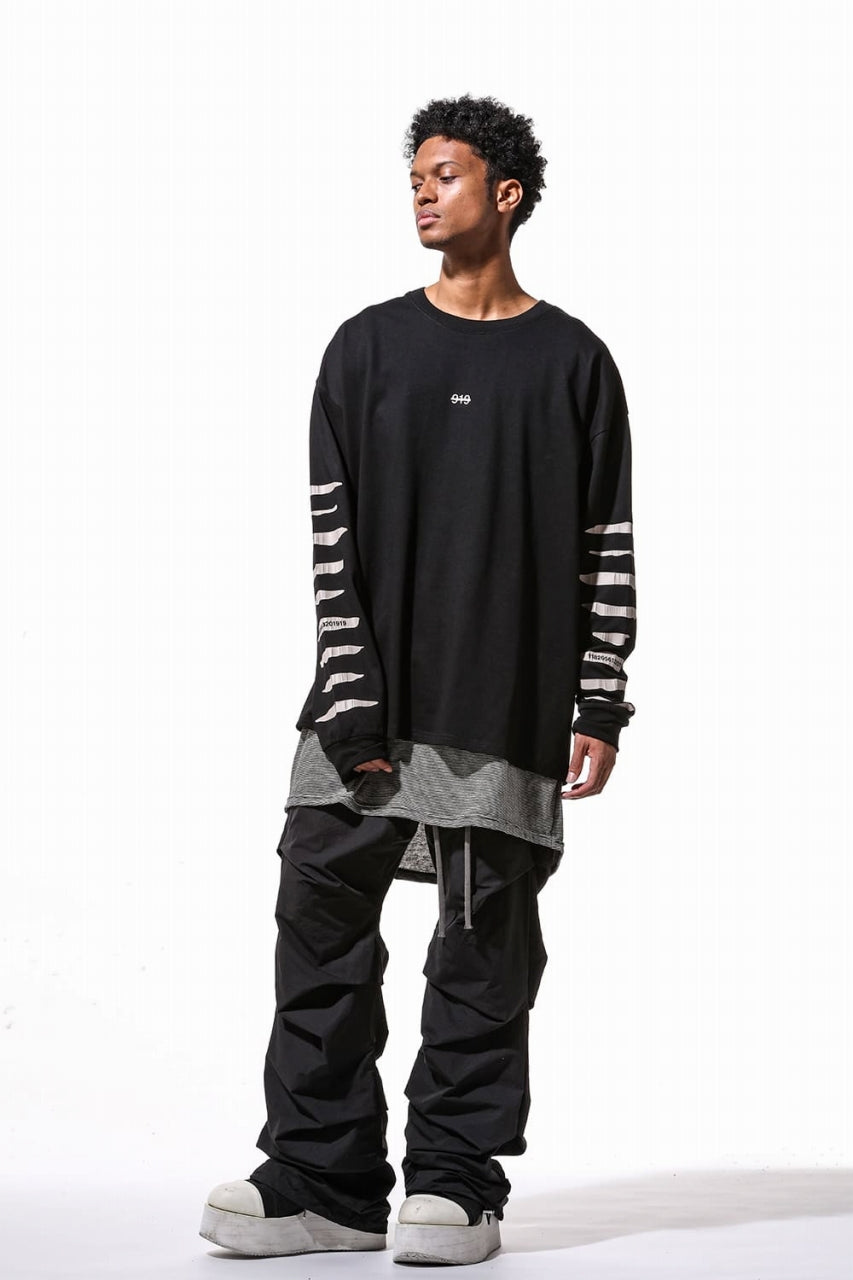 A.F ARTEFACT HEAVY WEIGHT C/JERSEY LS TOPS / PRINT TYPE-B