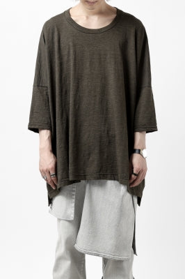 A.F ARTEFACT OVER SIZED DOLMAN TEE / SLAB JERSEY