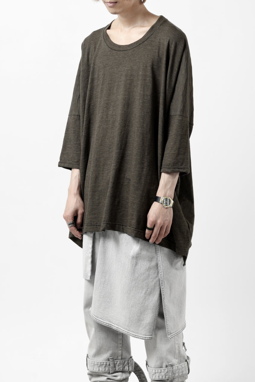 A.F ARTEFACT OVER SIZED DOLMAN TEE / SLAB JERSEY