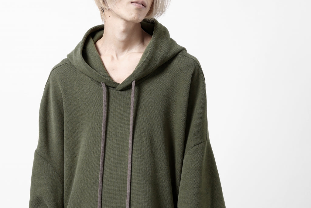 A.F ARTEFACT DOLMAN HOODIE PULLOVER / COPE KNIT JERSEY