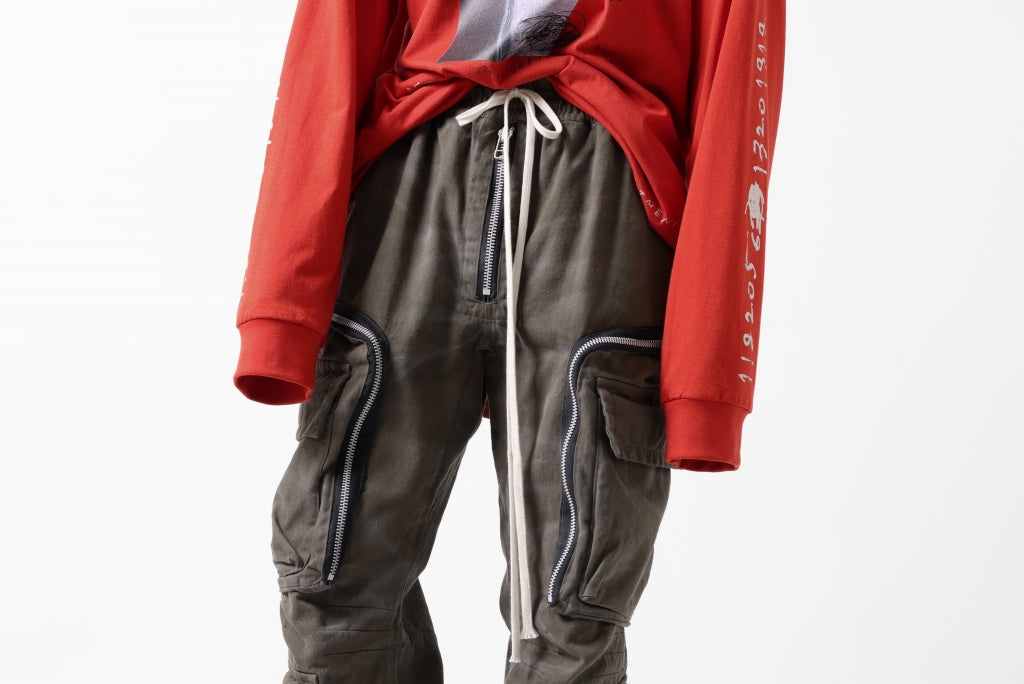 A.F ARTEFACT exclusive RADICAL-ZIP FIELD PANTS / VINTAGE DYED