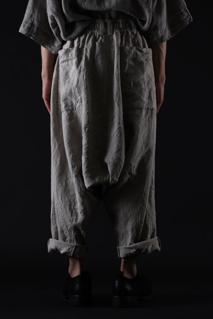 _vital deep sarouel easy pants / natural linen