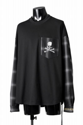 mastermind JAPAN COMBINED CHECK LS TOPS