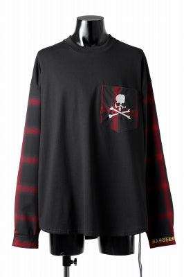 mastermind JAPAN COMBINED CHECK LS TOPS