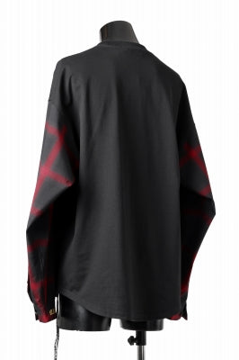 mastermind JAPAN COMBINED CHECK LS TOPS