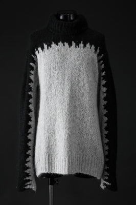 thom/krom MOCK NECK KNIT PULLOVER / ALPACA WOOL