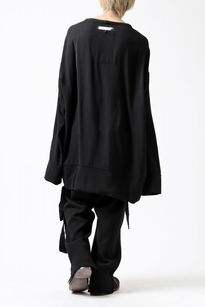 SOSNOVSKA WIDE SHIRTED LONG SLEEVE TOP