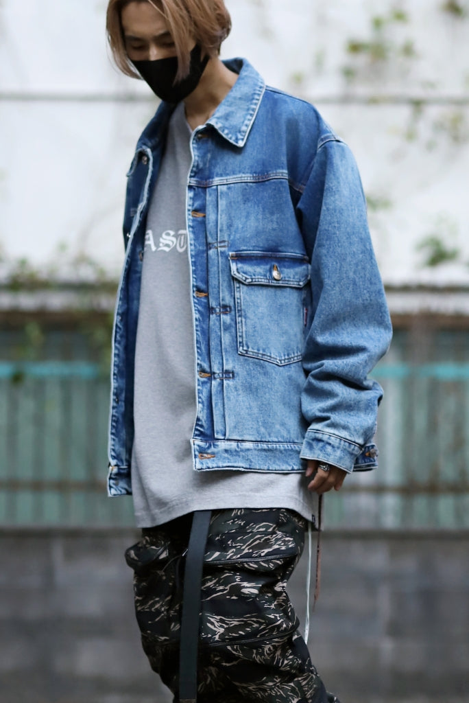 mastermind JAPAN TRUCKER JACKET / 2WAY STRETCH DENIM