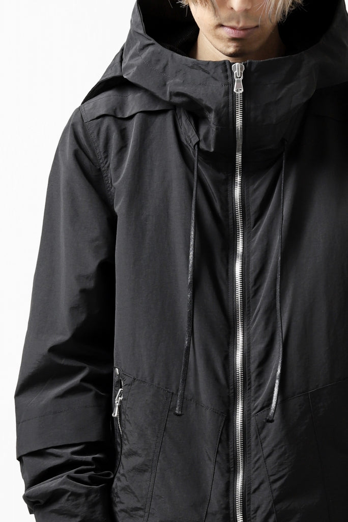 A.F ARTEFACT "PLEASANT" PARKA-JACKET / SALT SHRINKAGE NYLON