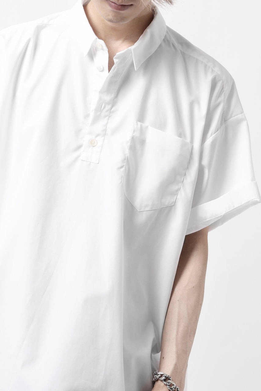 KLASICA SH-010 BOXY MINIMAL HALF SLEEVE SHIRT / THOMAS MASON'S 120/2 POPLIN