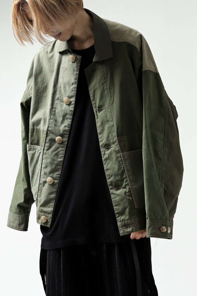 CHANGES VINTAGE REMAKE COVER ALL JACKET / US ARMY SCHLAFCOVER
