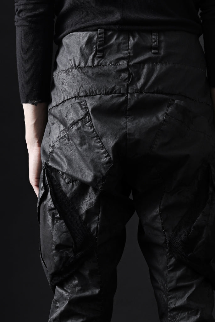 masnada VENTILATED BAGGY COMBAT PANTS / STRETCH PAPER POPELINE 