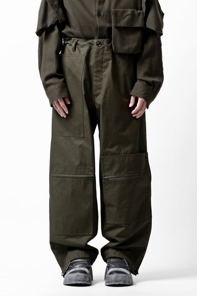 Y's BANG ON! No.189 PATCH WORK PANTS / HIGH DENSITY GABARDINE COTTON