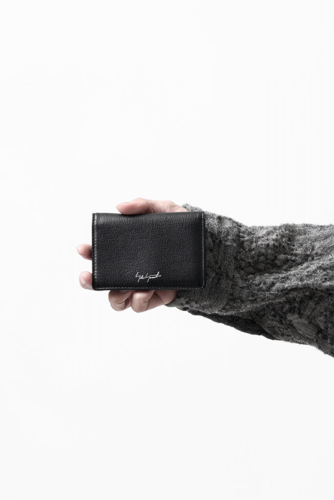 [ Card case ] discord Yohji Yamamoto Card Holder Price / ￥22,000 - (in tax) Foreign Price / ≒ $151.00 or €155,95 Size / One Size (*H.5cm W11cm D1.5cm) Color / Black Material / Cow Leather 