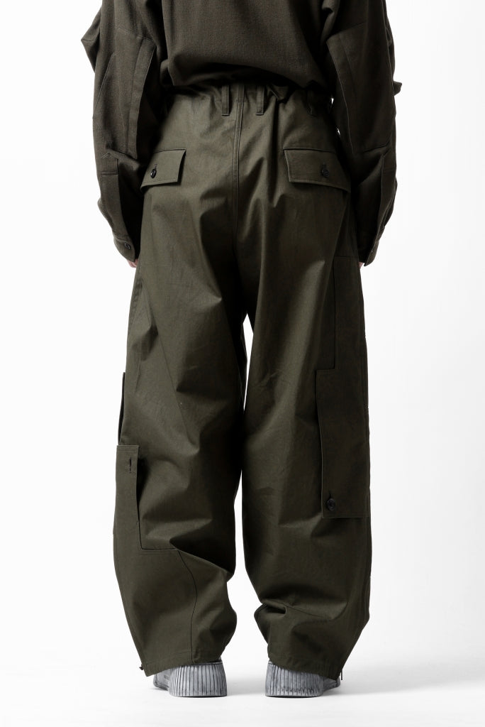 Y's BANG ON! No.189 PATCH WORK PANTS / HIGH DENSITY GABARDINE COTTON