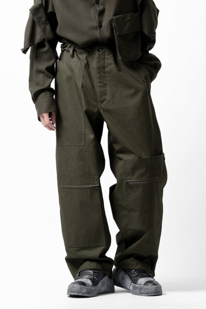 Y's BANG ON! No.189 PATCH WORK PANTS / HIGH DENSITY GABARDINE COTTON