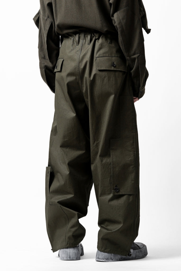 Y's BANG ON! No.189 PATCH WORK PANTS / HIGH DENSITY GABARDINE COTTON