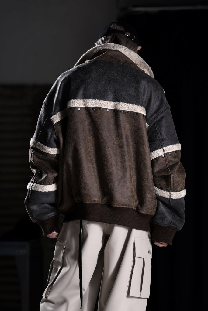 Feng Chen Wang DOUBLE SIDED SHERPA JACKET