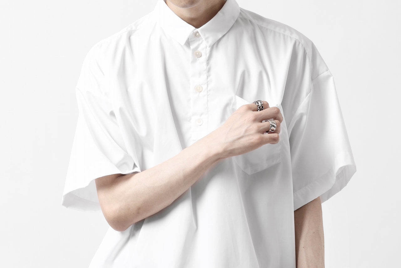 KLASICA SH-010 BOXY MINIMAL HALF SLEEVE SHIRT / THOMAS MASON'S 120/2 POPLIN