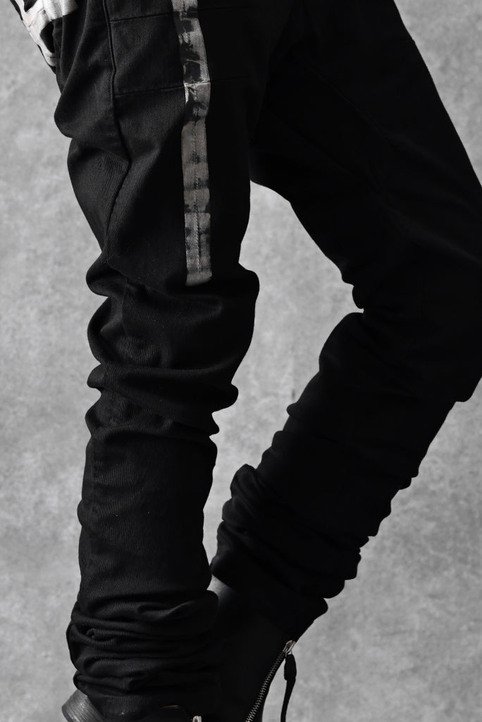 BORIS BIDJAN SABERI TIGHT FIT PANTS / OBJECT DYED & SEAM TAPED "P13.TF-F1939"