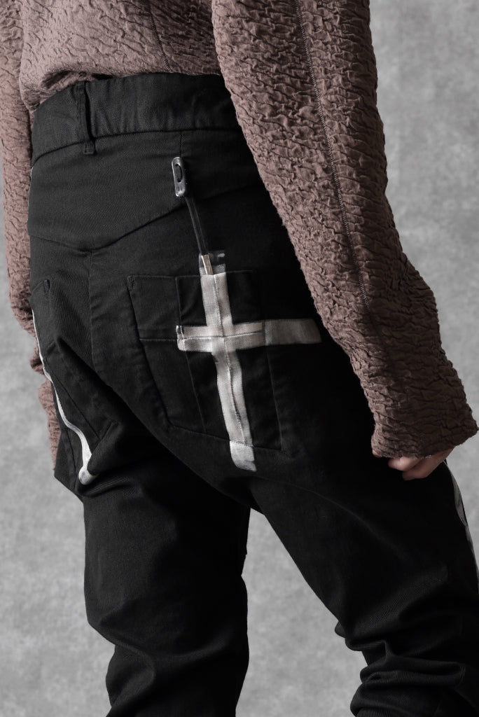 BORIS BIDJAN SABERI TIGHT FIT PANTS / OBJECT DYED & SEAM TAPED "P13.TF-F1939"