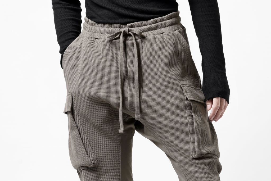 thom/krom WORKED EASY JOGGER PANTS / WAFFLE JERSEY